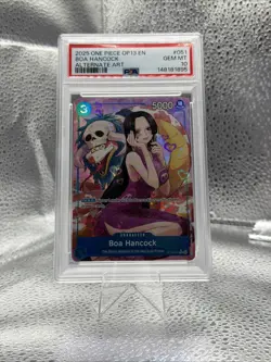 One Piece Boa Hancock Alternate Art Op13-051 Psa 10 - Image 1