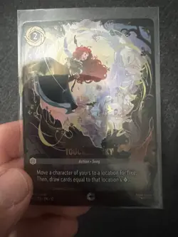 Disney Lorcana TCG Merida Touch the Sky 240/204 Wilds Unknown Enchanted - Image 1