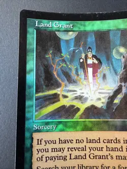Land Grant 255/350 Mercadian Masques - Vintage Magic the Gathering 1999 - Image 2