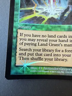 Land Grant 255/350 Mercadian Masques - Vintage Magic the Gathering 1999 - Image 4