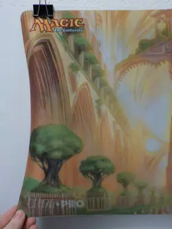C0122 2012 WOTC MTG "Temple Garden (Return to Ravnica)" CCG Playmat - Image 2