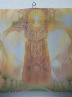 C0122 2012 WOTC MTG "Temple Garden (Return to Ravnica)" CCG Playmat - Image 3