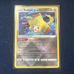 Radiant Jirachi 120/195 Pokemon Card- Near Mint- Silver Tempest - Image 1