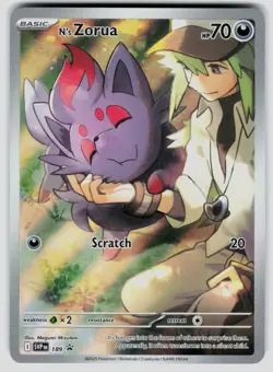 Pokemon SV: Scarlet & Violet Promo Cards N's Zorua 189 Holo Promo NM - Image 1