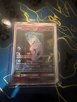 pokemon cards Mewtwo gx pretty good condition about 2 years old - Image 1