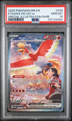 Pokemon TCG Ethans Ho-Oh EX Special Illustration Rare Destined Rivals PSA 10 - Image 1