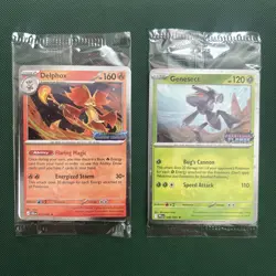Delphox 013/86 Genesect 008/094 Best Buy Stamped Promo Sealed Pokemon Card - Image 1