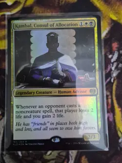 Kambal, Consul of Allocation FOIL Rare Kaladesh Foil MT/NM!! - Image 1
