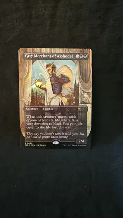 Gray Merchant Of Asphodel MTG An Encyclopedia Of Magic Halo Foil - Image 1