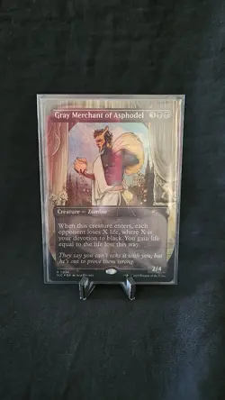 Gray Merchant Of Asphodel MTG An Encyclopedia Of Magic Halo Foil - Image 3