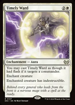 MTG Timely Ward, Commander: Duskmourn: House of Horror, Near Mint, English - Image 1
