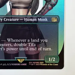 MTG Borderless Foil Singles Final Fantasy Tifa Lockhart R 0391 - Image 5