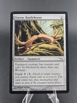 1x Vorrac Battlehorns (271) Mirrodin NM MTG Magic the Gathering - Image 1
