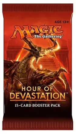 MTG Magic The Gathering Hour of Devastation Factory Sealed Booster Pack - Image 1