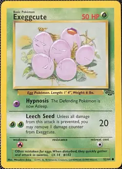 Exeggcute 52/64 Jungle Regular - Pokemon Card - Image 1