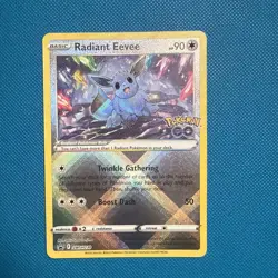 Radiant Eevee SWSH230 Pokemon Go Promo NM Near Mint - Image 1