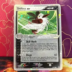 Pokemon Card TCG Shiftry EX 97/108 Power Keepers Holo Rare 2007 Ultra Rare - Image 1