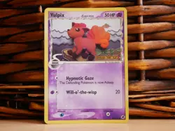 Pokemon VULPIX 70/101 REVERSE HOLO | LP Light Play | EX Dragon Frontiers | 2006 - Image 1