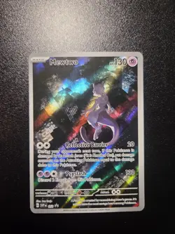 Mewtwo 052 Black Star Promo Illustration Rare Pokemon TCG Scarlet & Violet Holo - Image 1