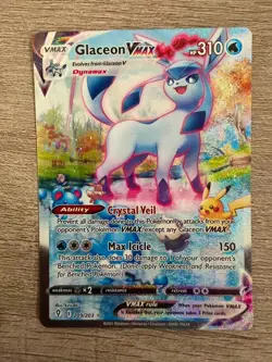 Pokemon Tcg Glaceon Vmax Alternate Art Evolving Skies 209/203 - Image 1