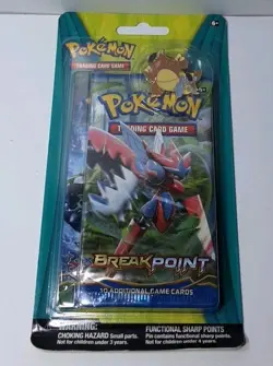 Vintage 2016 Pokemon XY Breakpoint Fates Collide (2 Booster Pack) Pin Blister - Image 1