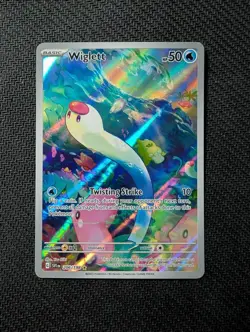 Wiglett 206/198 Illustration Rare Scarlet & Violet Pokemon Near Mint - Image 1
