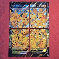 Pokemon Lot: Pikachu V Union SWSH139 SWSH140 SWSH141 SWSH142 4 Promo Set - LP/NM - Image 1