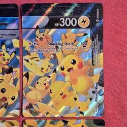 Pokemon Lot: Pikachu V Union SWSH139 SWSH140 SWSH141 SWSH142 4 Promo Set - LP/NM - Image 3
