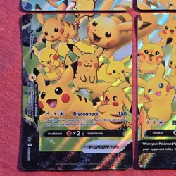 Pokemon Lot: Pikachu V Union SWSH139 SWSH140 SWSH141 SWSH142 4 Promo Set - LP/NM - Image 4