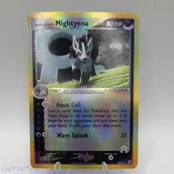 Pokemon Company Team Aqua's Mightyena 30/95 EX Team Magma Reverse Holo Rare Lp - Image 1