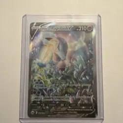 Pokemon Galarian Rapidash V Ultra Rare SWSH06: Chilling Reign 168/198 MP - Image 1