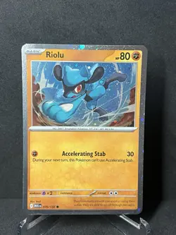 Riolu Cosmos Holo 076/132 Promo Pokemon Near Mint - Image 1