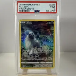 2023 POKEMON SWORD & SHIELD CROWN ZENITH #GG16 FULL ART/ABSOL PSA 9 - Image 1