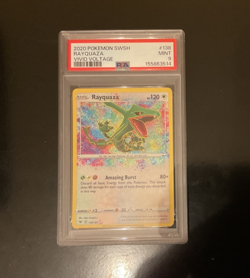 2020 Pokemon Rayquaza 138/185 Swsh04: Vivid Voltage amazing rare PSA 9 - Image 3