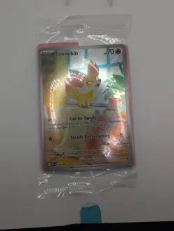 Chaos Rising Pokemon Center Stamped Promo- Sealed Fennekin - Image 2