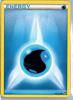 Water Energy 107/114 Common Black & White Pokemon Heavily Played - Image 1