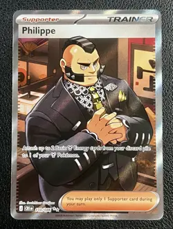 Philippe 110/086 Chaos Rising Full Art Trainer / Supporter NM Pokemon TCG - Image 1
