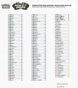 Pokemon Mega Evolution Perfect Order Base Master Set + IRs (Read description) - Image 2