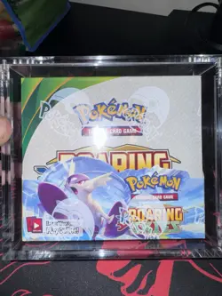 {SEALED} 2015 Pokemon XY Roaring Skies Booster Box w/acrylic case - Image 1