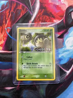 Seedot (Reverse Holo) 71/107 EX Deoxys (LP-/MP) Pokemon TCG - Image 1