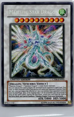 Majestic Star Dragon CT06-EN003 Limited Secret Rare 2009 Collectors Tin LP - Image 1