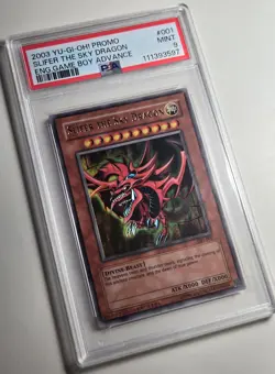 2003 YU-GI-OH! Slifer The Sky Dragon Game Boy Advance Promo PSA 9 - Image 2