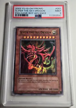 2003 YU-GI-OH! Slifer The Sky Dragon Game Boy Advance Promo PSA 9 - Image 4