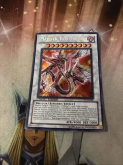 YUGIOH MAJESTIC RED DRAGON CT07-EN001 SECRET LIMITED ED NM/VLP - Image 1