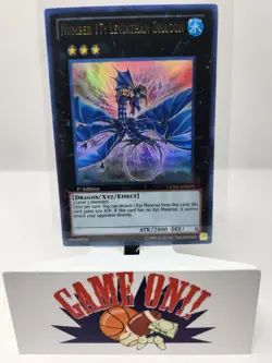 YuGiOh Number 17: Leviathan Dragon GENF-EN039 1st Edition Ultra Rare LP - Image 1