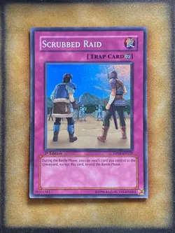 Yugioh Scrubbed Raid DP09-EN029 Super Rare 1st Ed NM - Image 1