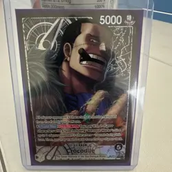 One Piece CCG Crocodile Leader Card OP14-079 Special Rarity 5000 Power English - Image 1