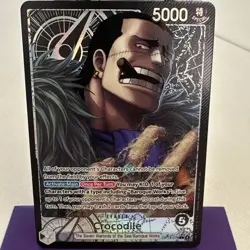 One Piece CCG Crocodile Leader Card OP14-079 Special Rarity 5000 Power English - Image 2