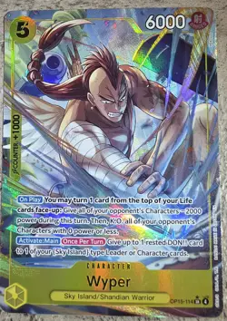 One Piece Wyper Alt Art SR Adventure On Kami's Island Op-15 English - Image 1
