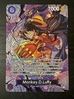 One Piece CCG ST26-005 Monkey.D.Luffy SP English Near Mint - Image 1